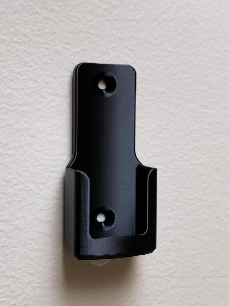 Makesus Ceiling Fan Remote Holder Wall Mount Bracket for Hampton Bay Universal Ceiling Fan Remote Control - Remote Not Included (1 Pk Black) - Image 2